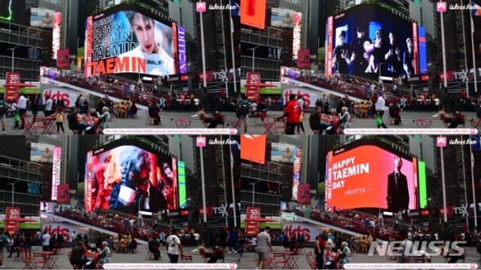 シャイニーテミン 美タイムズスクエアの誕生日広告に登場 K Pop News Inside